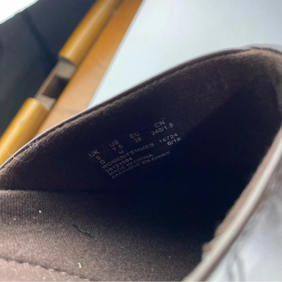 Clarks Collection Womens 7.5 Brown Leather Leisa Bliss Slip On Mules - Picture 6 of 6